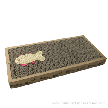 Cat scratch board cat product with bell